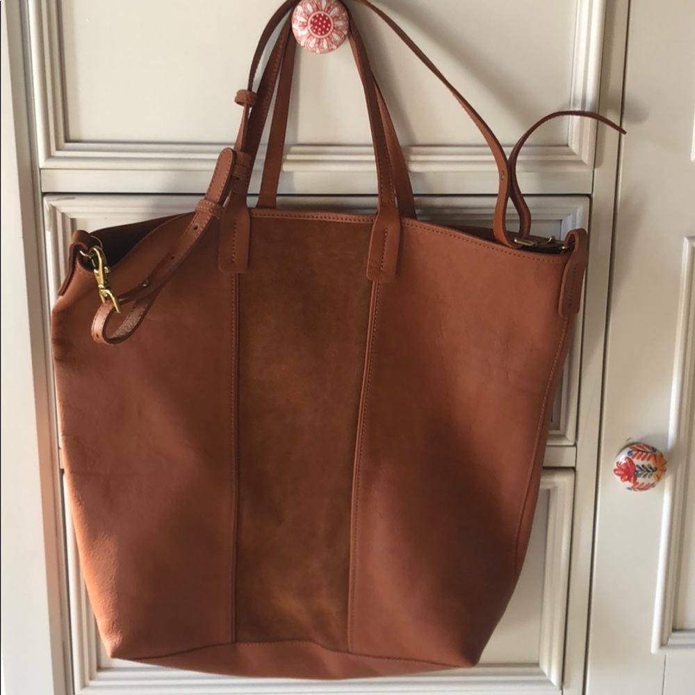 Madewell x Sezane tote collaboration.